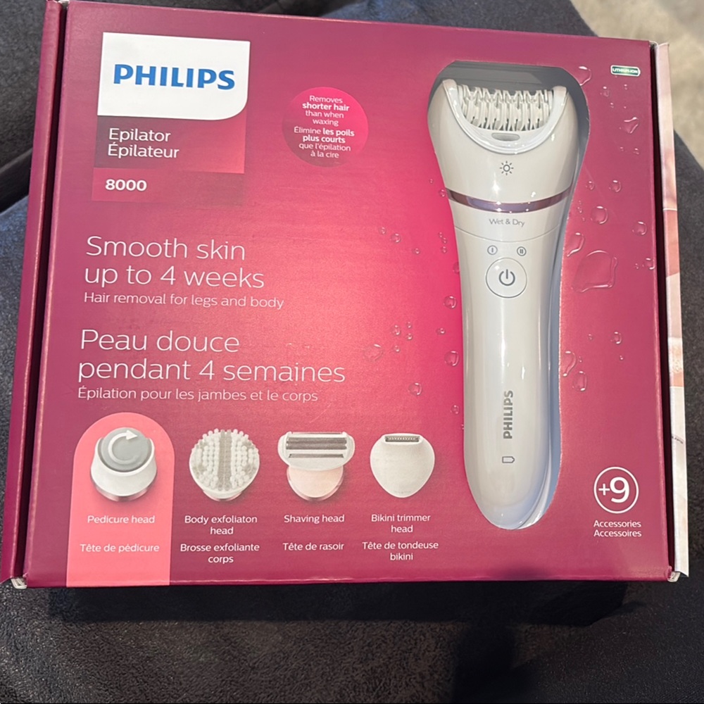 Philips Epilator with Attachments